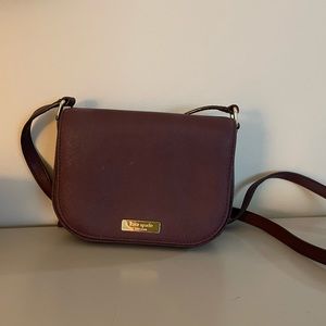 Deep purple Kate spade crossbody bag